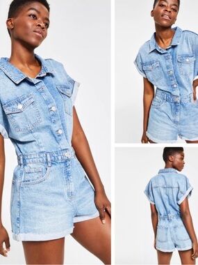 COTTON ON denim play suit